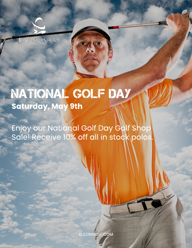 National Golf Day: 10% Off All In-Stock Polos