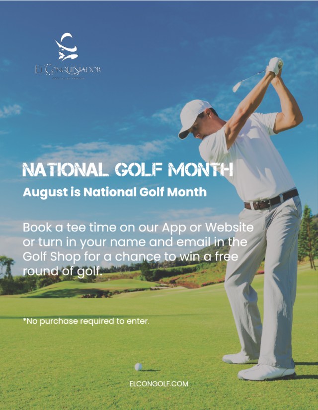 August - National Golf Month