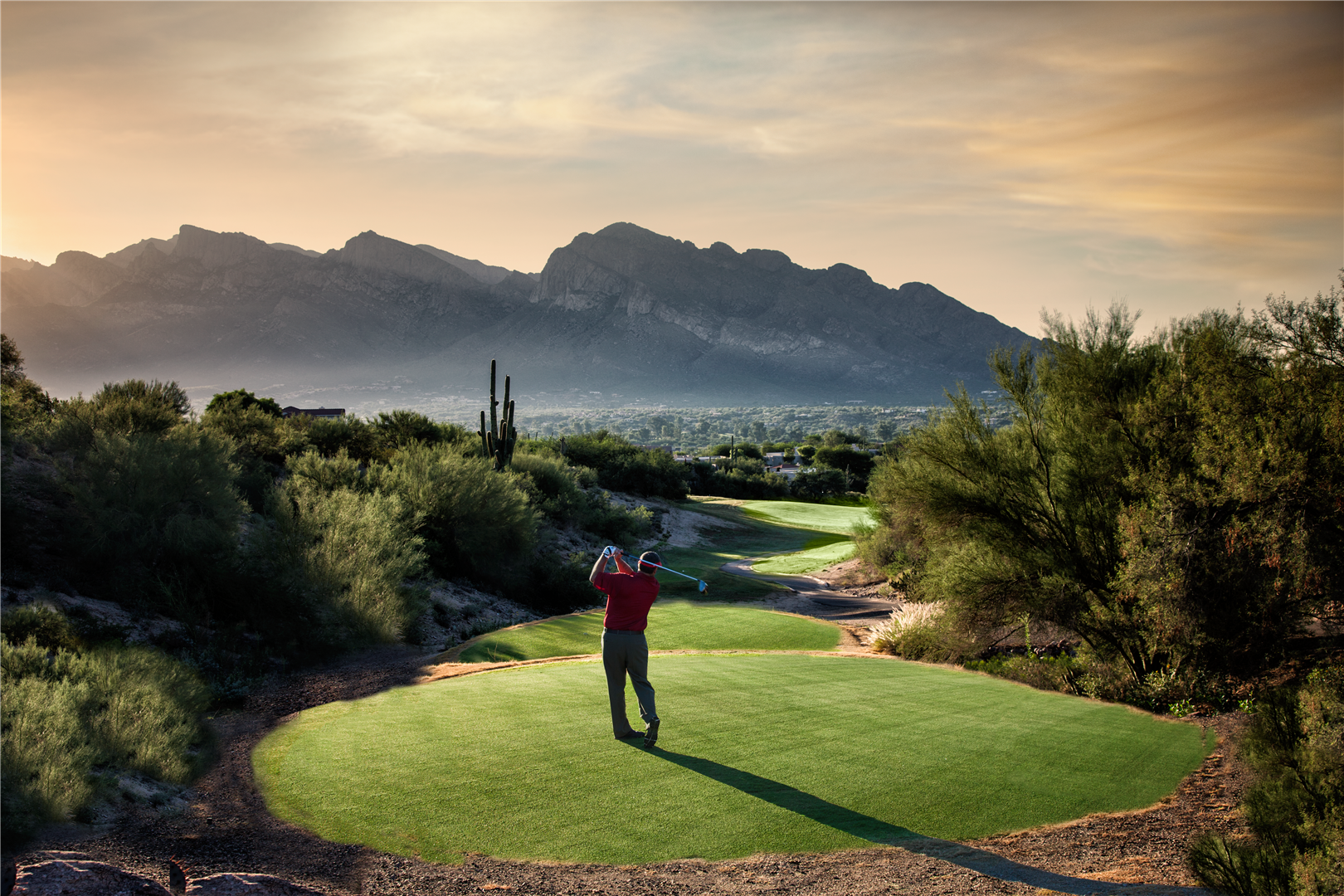 Canada Course #9 at sunrise, El Conquistador Golf