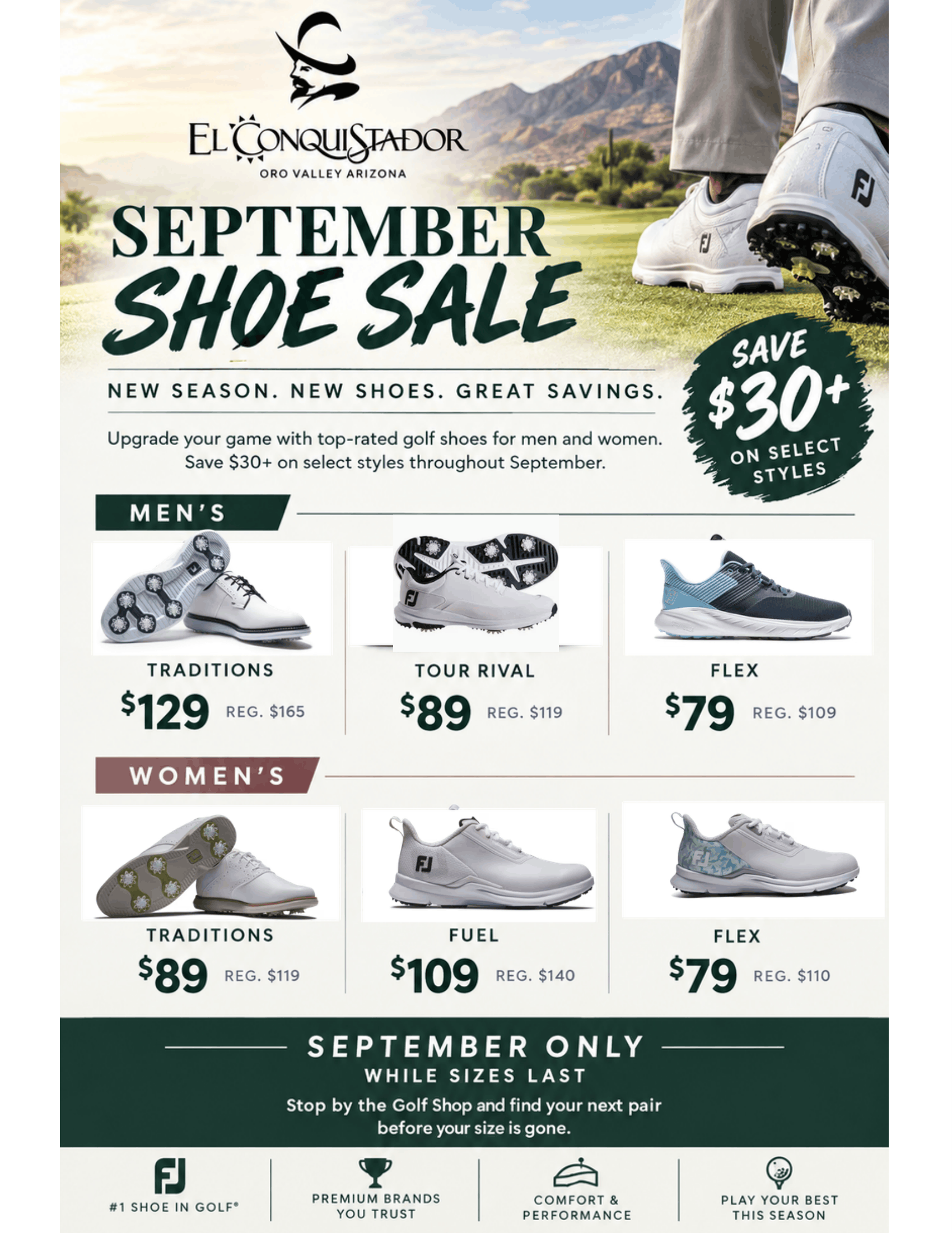 SEPTEMBER SHOE SALE